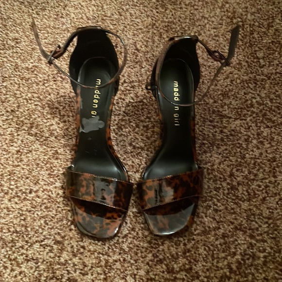 Tortoiseshell Steve Madden heels - Picture 2 of 7